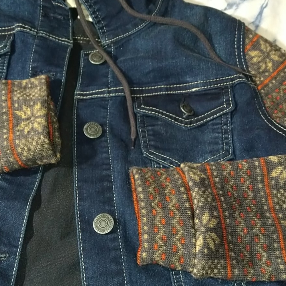 Jean Jacket with hood